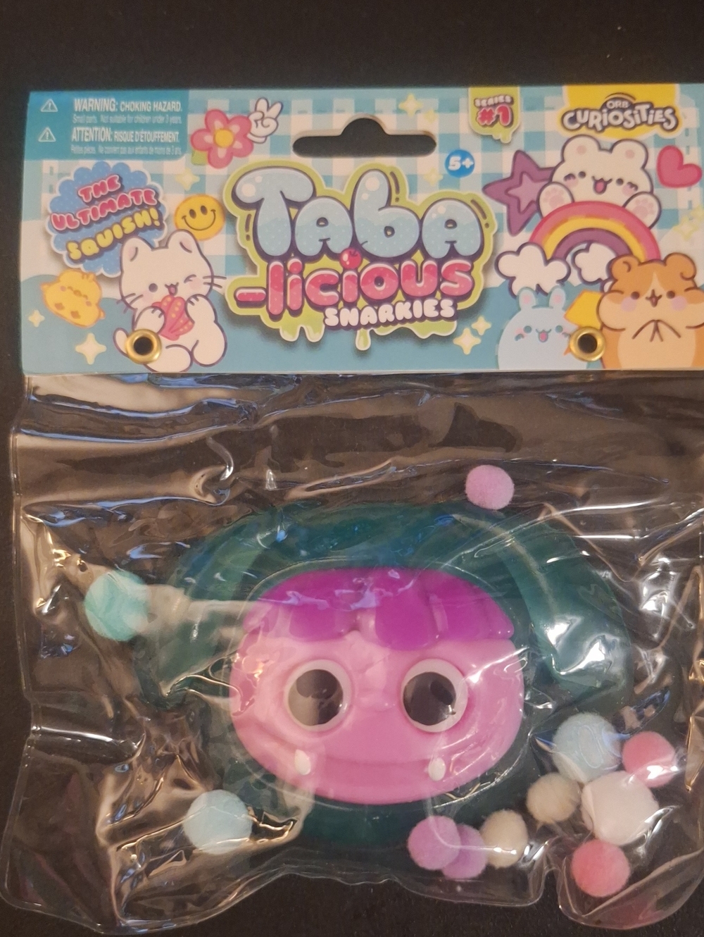 Taba-licious Squishies Pink & Teal Monster Toy - Curiosities